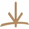 Ekena Millwork Alberta Smooth Timber Gable Bracket, Western Red Cedar, 72"W x 42"H x 1 1/2"D x 3 1/2"F, 14/12 Pitch GBW072X42X0204ALB00SWR - alternate 2